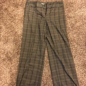 Emma James Women's Plaid Stretch Dress Pants